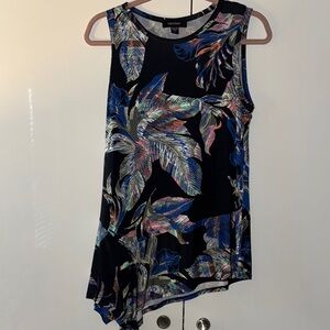 Karen Kane Sleeveless Top with Floral Print